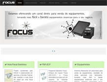 Tablet Screenshot of focusinformatica.inf.br